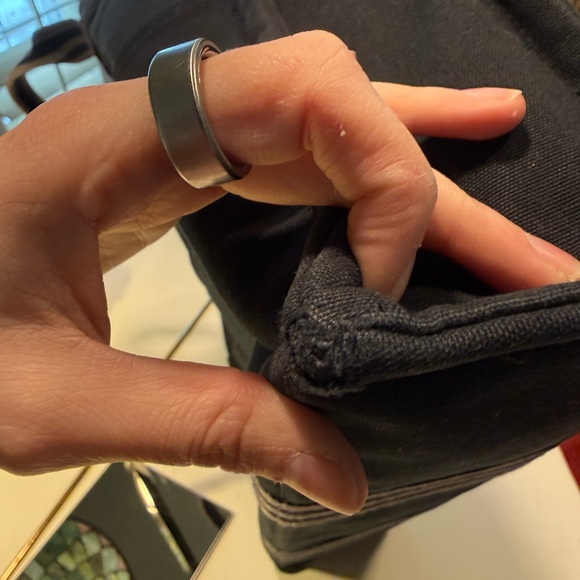 Hermes Authentic Large Size Navy Canvas Tote GUC - Picture 7 of 12